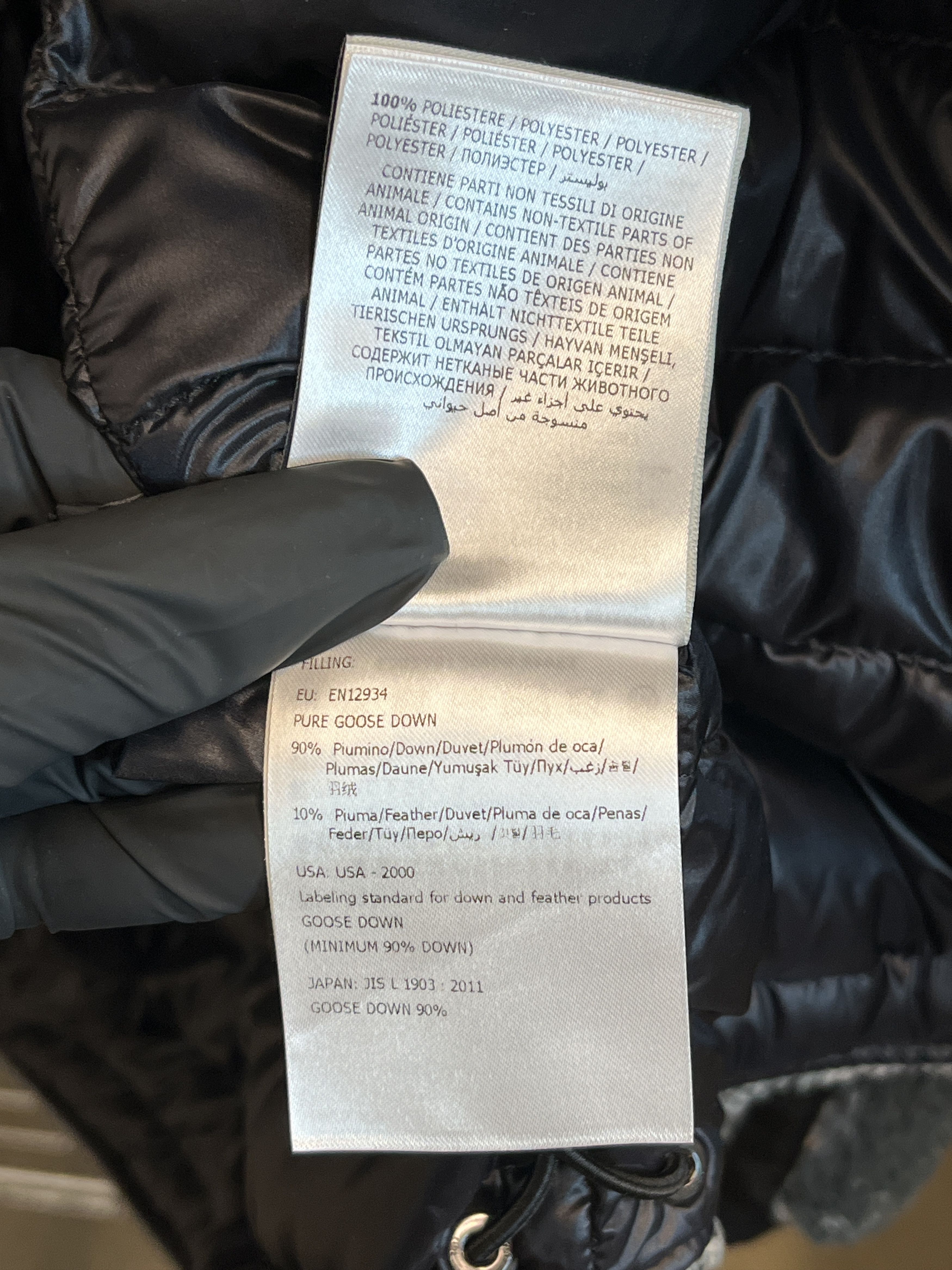 1017 ALYX 9SM × Moncler Printed Fleece Goose Down Coat Size US XXL / EU 58 / 5 - 8 Thumbnail