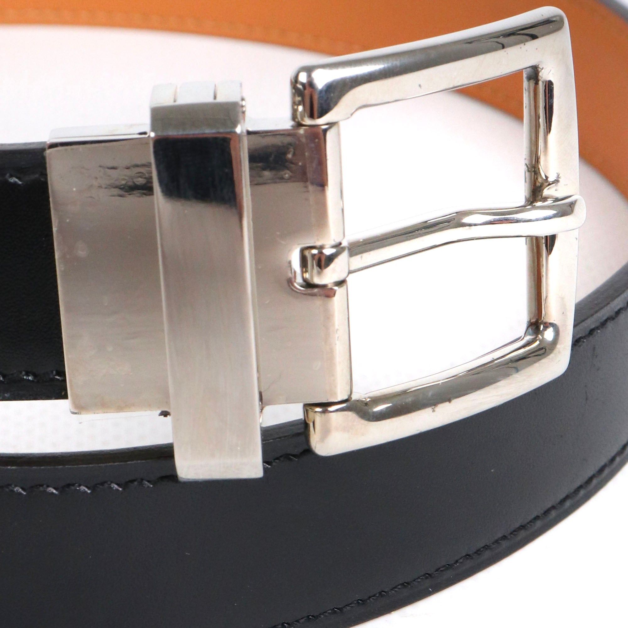 Hermes HERMÈS - Java Hermès belt in black box leather (T65) Size ONE SIZE - 3 Thumbnail