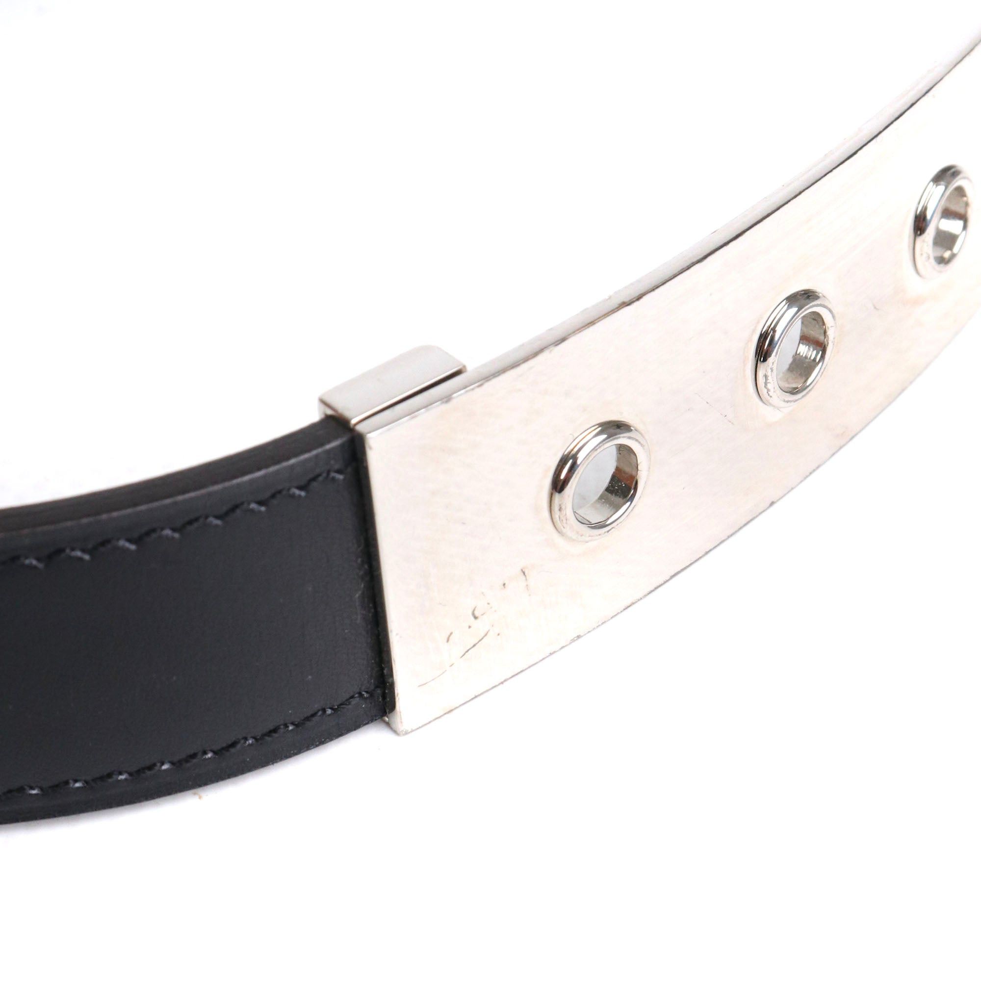 Hermes HERMÈS - Java Hermès belt in black box leather (T65) Size ONE SIZE - 4 Thumbnail