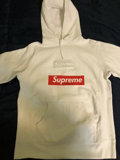 Supreme White Box Logo Hoodie White | Grailed