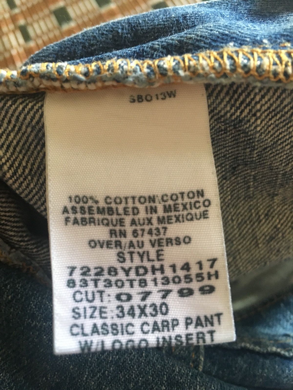 Vintage Polo Jeans Company Ralph Lauren Denim Cargo workwear Pants Size US 36 / EU 52 - 13 Thumbnail