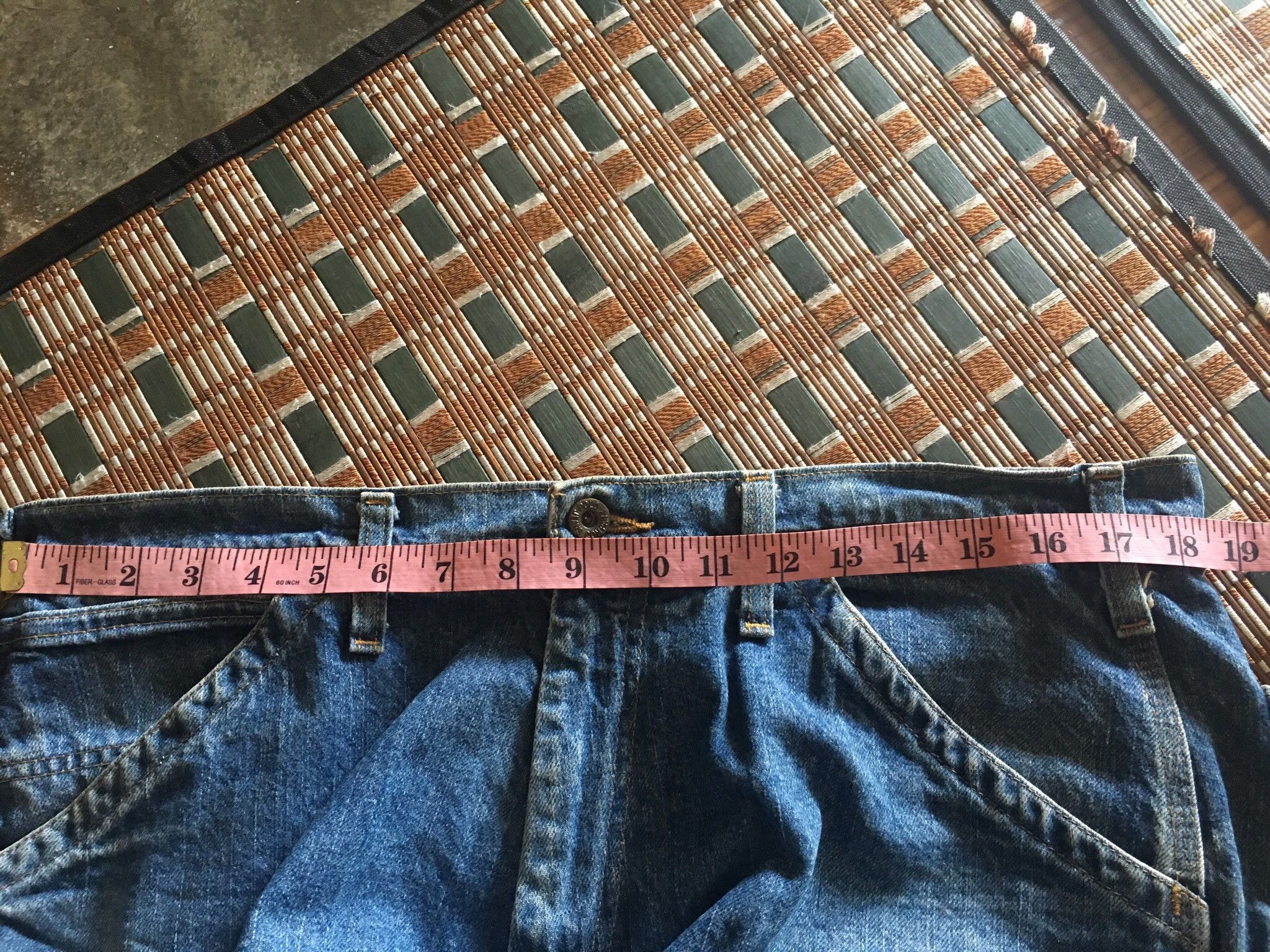 Vintage Polo Jeans Company Ralph Lauren Denim Cargo workwear Pants Size US 36 / EU 52 - 11 Thumbnail