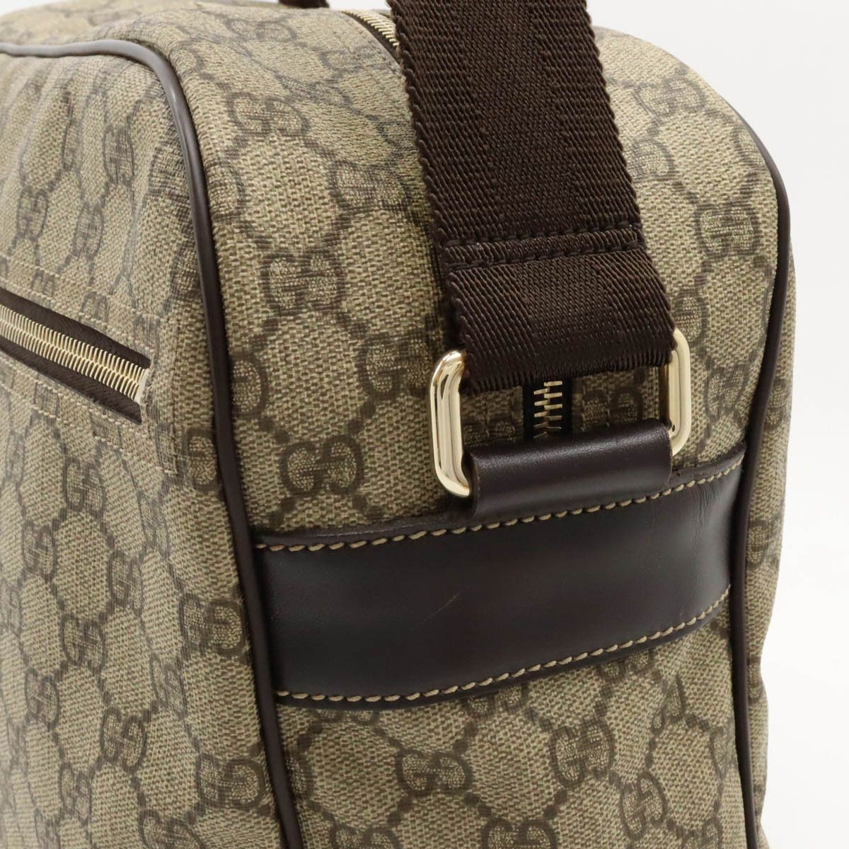 Gucci Gucci Gucci GG Plus GG Supreme PVC Leather Shoulder Bag 211107 Canvas Crossbody Bag 211107 in Very Good Condition Size ONE SIZE - 6 Thumbnail
