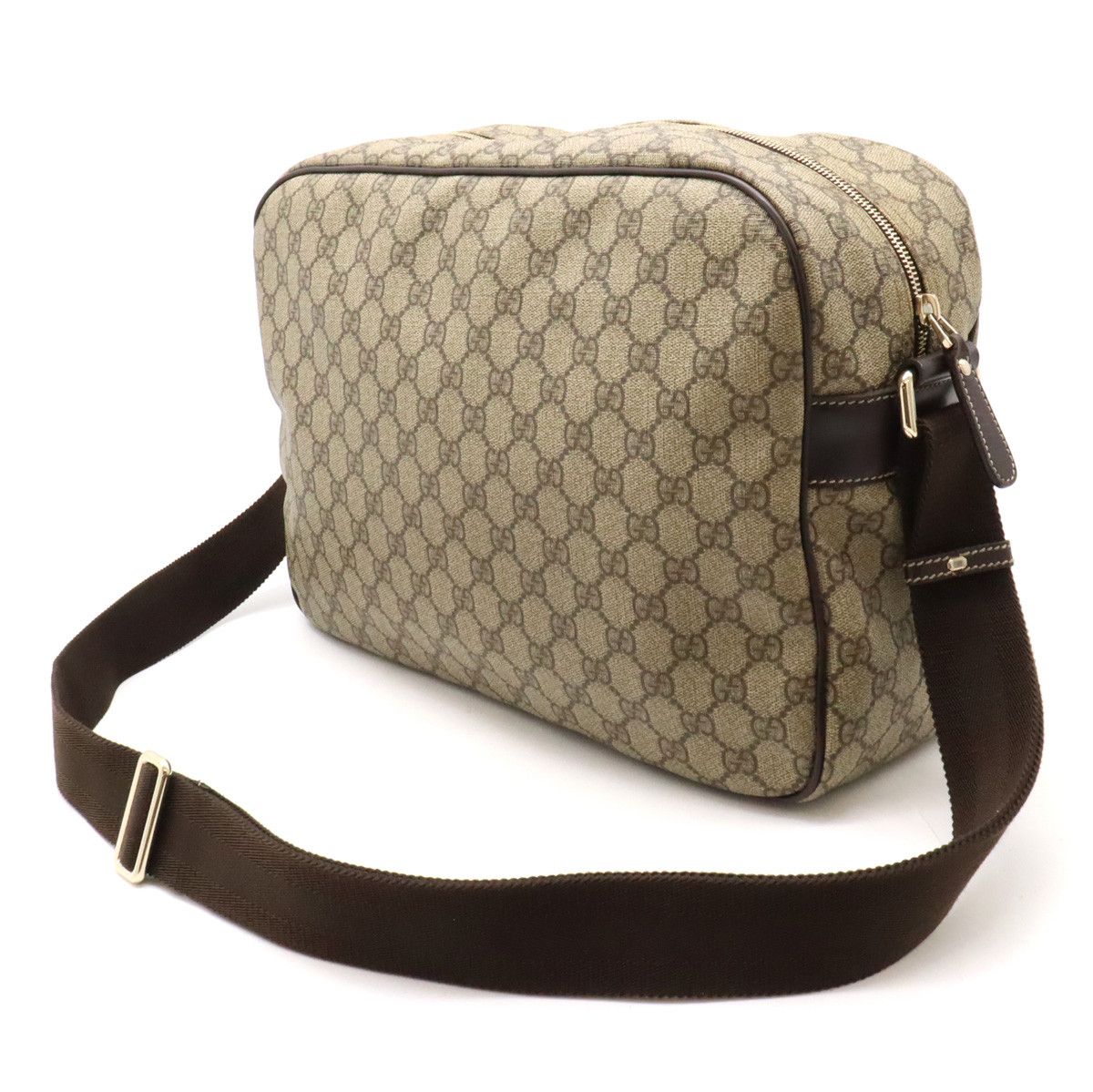 Gucci Gucci Gucci GG Plus GG Supreme PVC Leather Shoulder Bag 211107 Canvas Crossbody Bag 211107 in Very Good Condition Size ONE SIZE - 2 Thumbnail