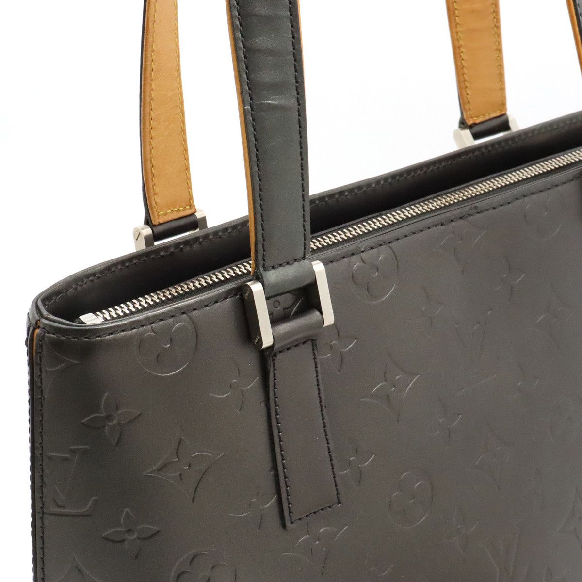 Louis Vuitton Louis Vuitton Louis Vuitton Leather Stockton Tote Bag M55112 Leather Tote Bag M55112 in Very Good Condition Size ONE SIZE - 7 Thumbnail
