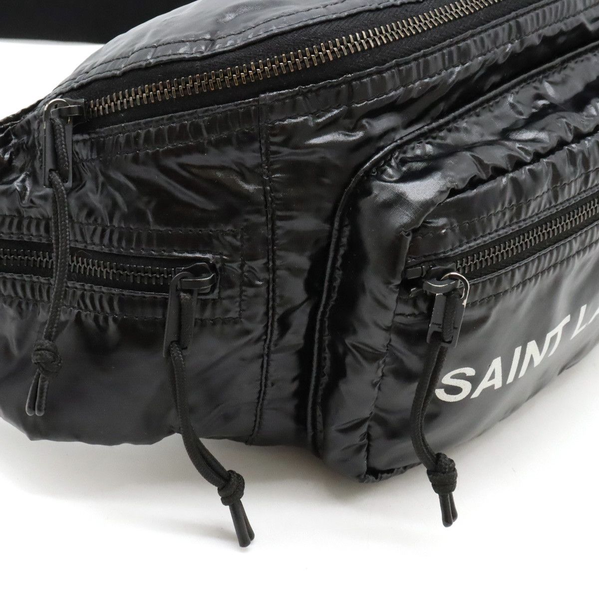 Yves Saint Laurent Yves Saint Laurent Yves Saint Laurent NUXX Nylon Waist Bag 581375 Canvas Belt Bag 581375 in Very Good Condition Size ONE SIZE - 6 Thumbnail