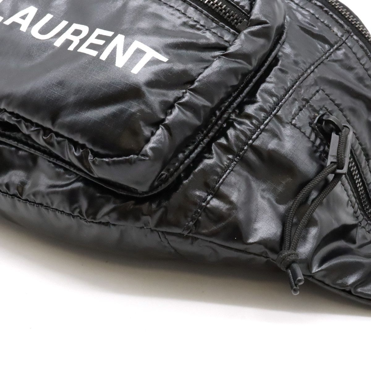 Yves Saint Laurent Yves Saint Laurent Yves Saint Laurent NUXX Nylon Waist Bag 581375 Canvas Belt Bag 581375 in Very Good Condition Size ONE SIZE - 3 Thumbnail