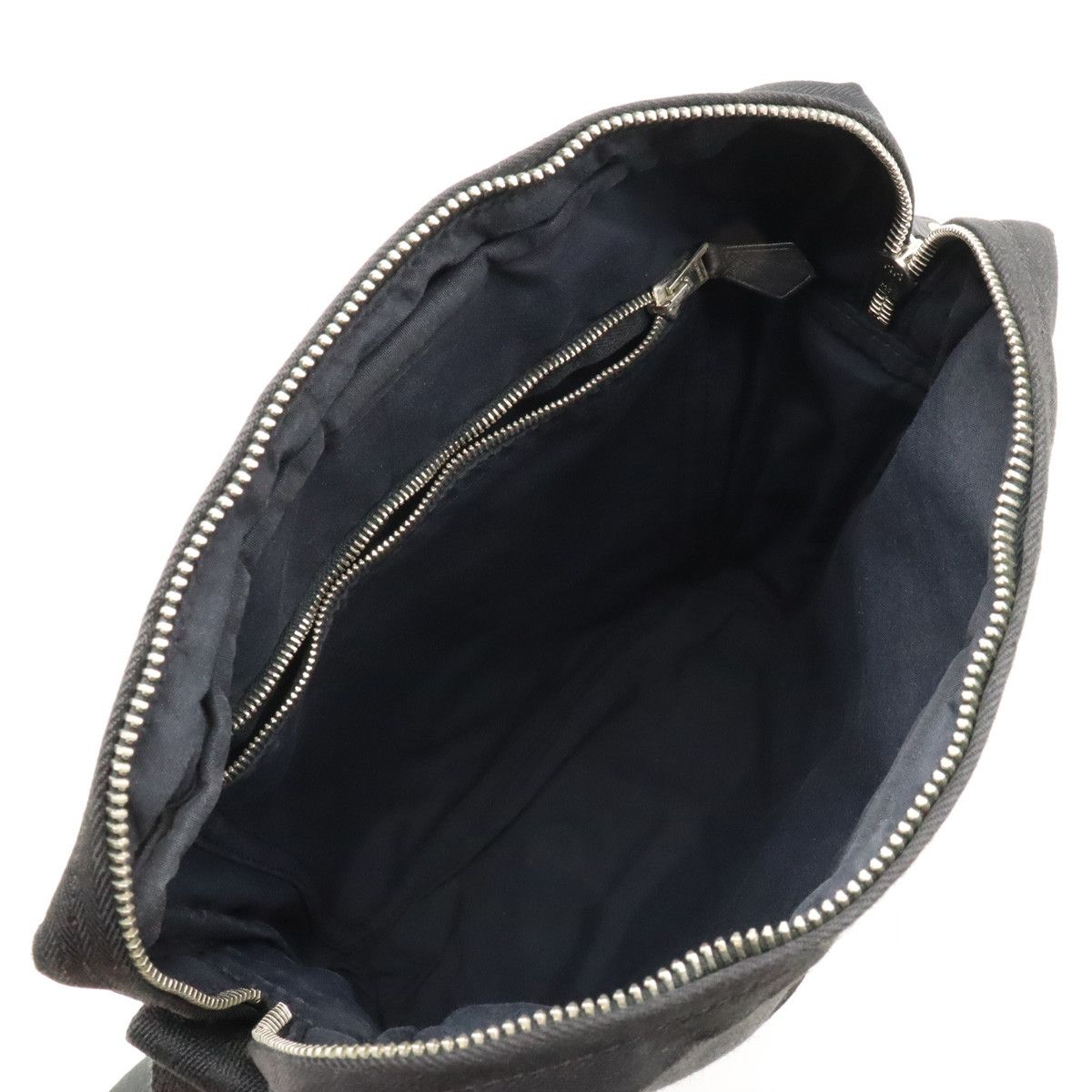 Hermes Hermes Hermes Acapulco Bandouliere MM Chevron Leather Shoulder Bag Canvas Crossbody Bag in Good Condition Size ONE SIZE - 6 Thumbnail