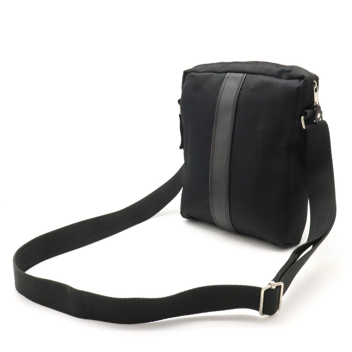 Hermes Hermes Hermes Acapulco Bandouliere MM Chevron Leather Shoulder Bag Canvas Crossbody Bag in Good Condition Size ONE SIZE - 2 Thumbnail