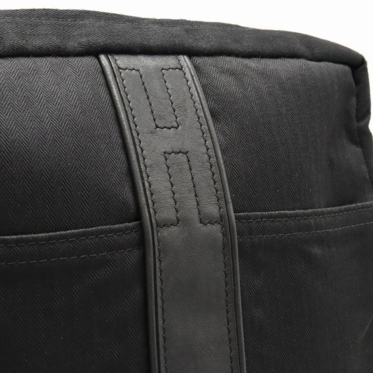 Hermes Hermes Hermes Acapulco Bandouliere MM Chevron Leather Shoulder Bag Canvas Crossbody Bag in Good Condition Size ONE SIZE - 8 Thumbnail