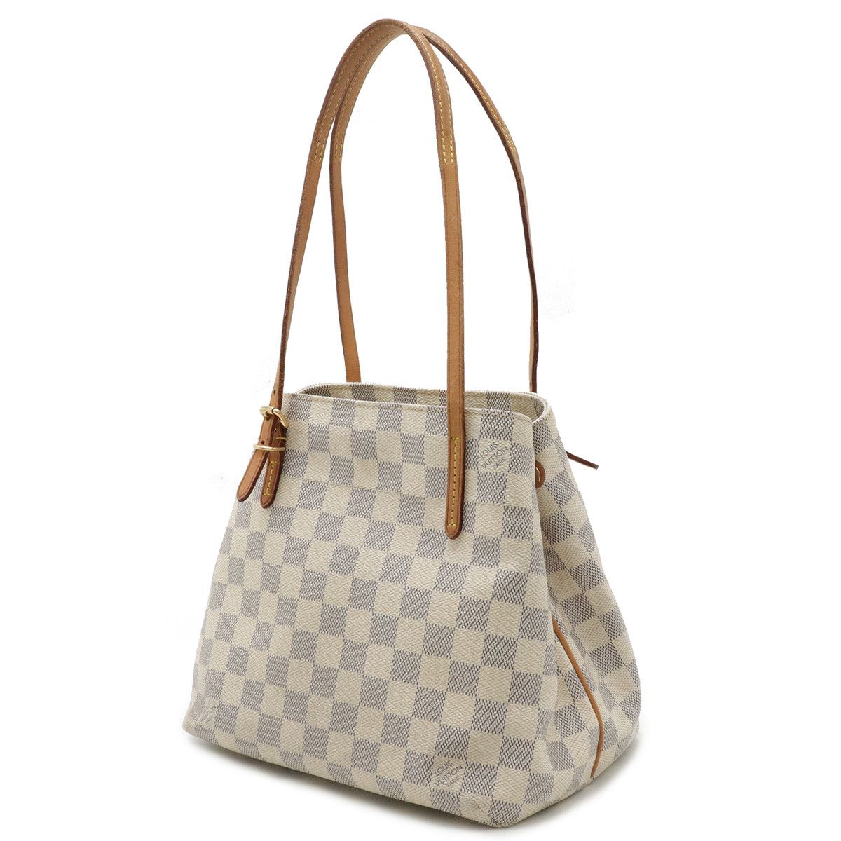 Louis Vuitton Louis Vuitton Louis Vuitton Damier Azur Cabas PM Tote Bag N41376 Canvas Tote Bag N41376 in Good Condition Size ONE SIZE - 2 Thumbnail