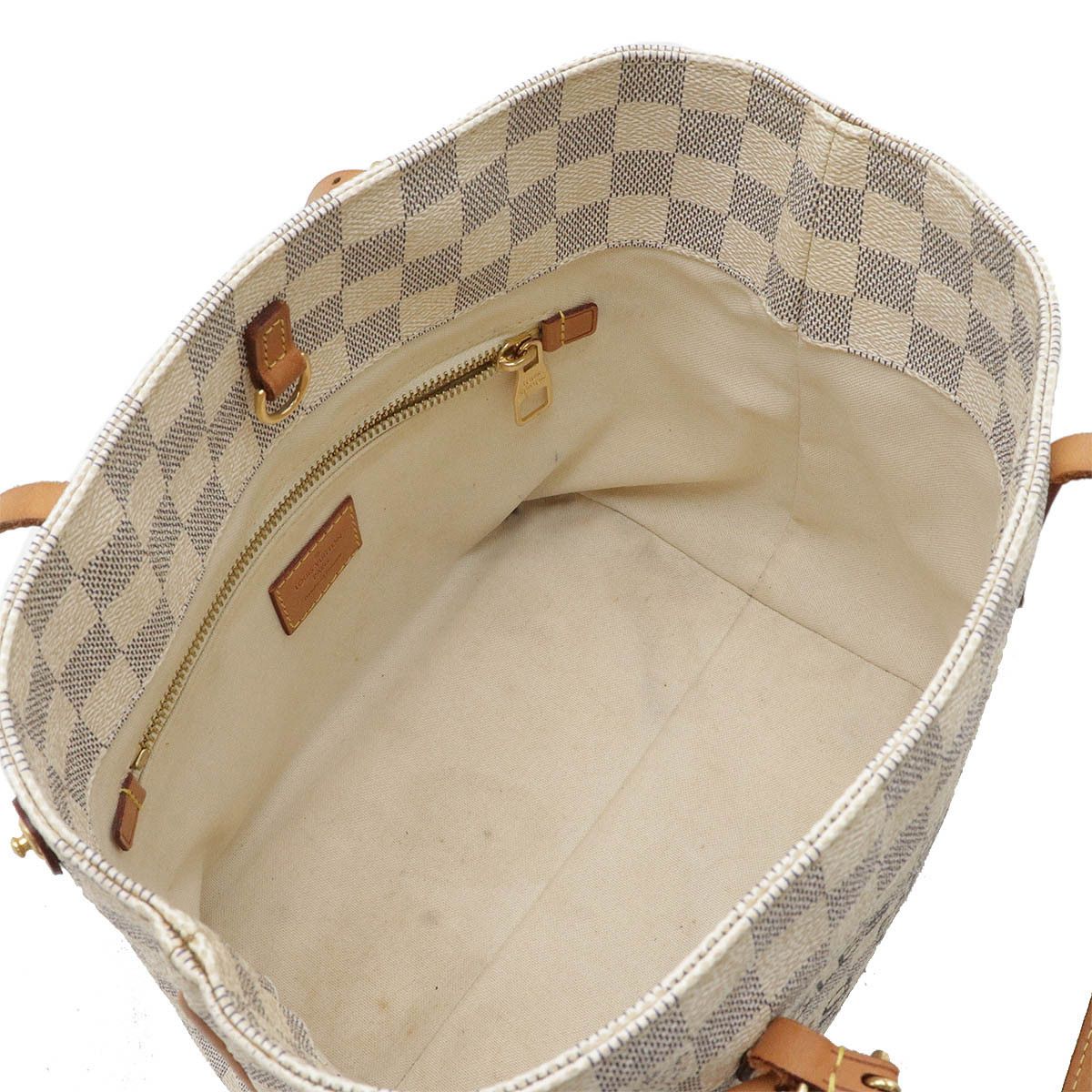 Louis Vuitton Louis Vuitton Louis Vuitton Damier Azur Cabas PM Tote Bag N41376 Canvas Tote Bag N41376 in Good Condition Size ONE SIZE - 6 Thumbnail