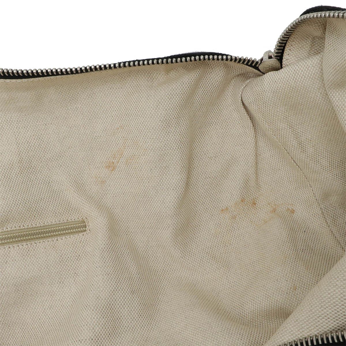 Gucci Gucci Gucci GG Canvas Leather Carry On Duffel Bag 308925 Canvas Travel Bag 308925 in Very Good Condition Size ONE SIZE - 7 Thumbnail