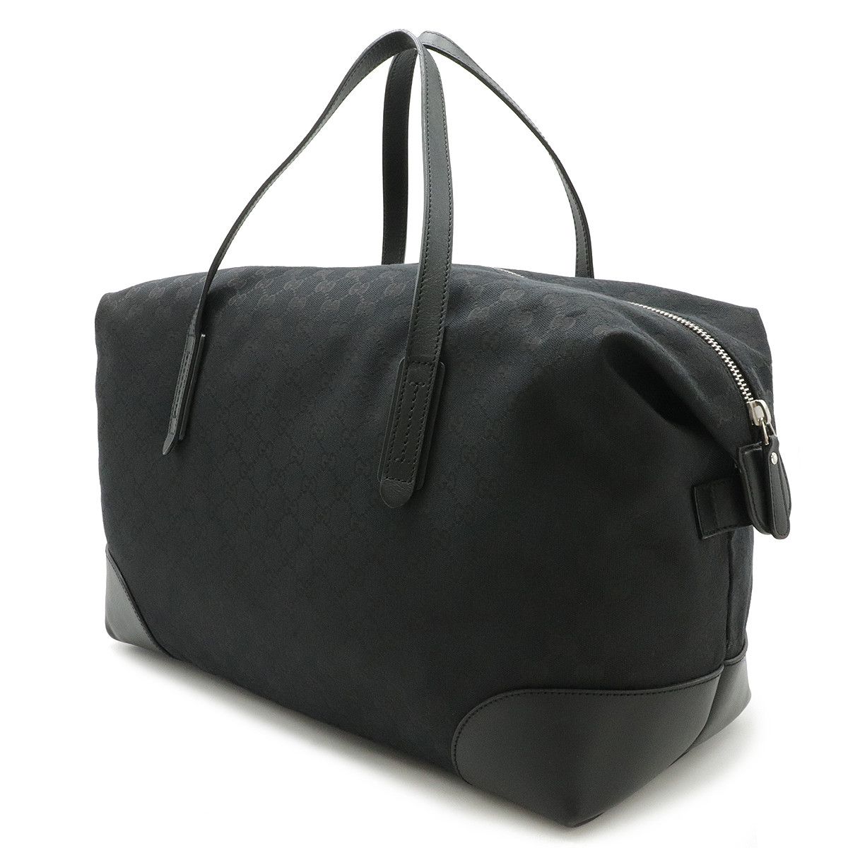 Gucci Gucci Gucci GG Canvas Leather Carry On Duffel Bag 308925 Canvas Travel Bag 308925 in Very Good Condition Size ONE SIZE - 2 Thumbnail
