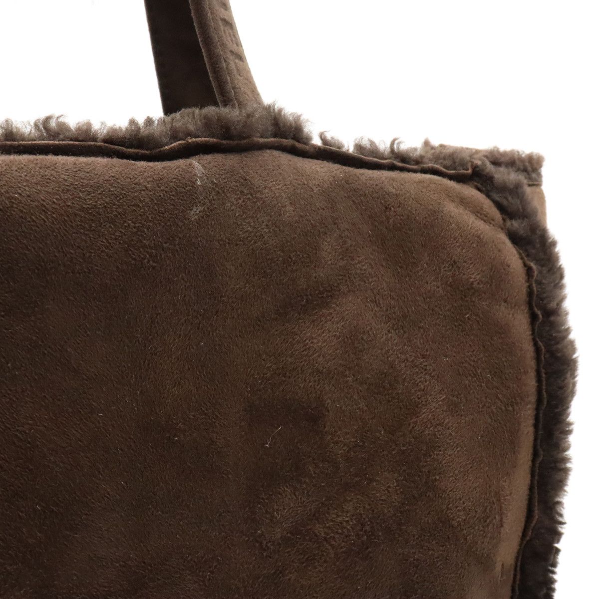 Chanel Chanel Chanel Mouton Suede Tote Bag Leather Tote Bag in Good Condition Size ONE SIZE - 8 Thumbnail