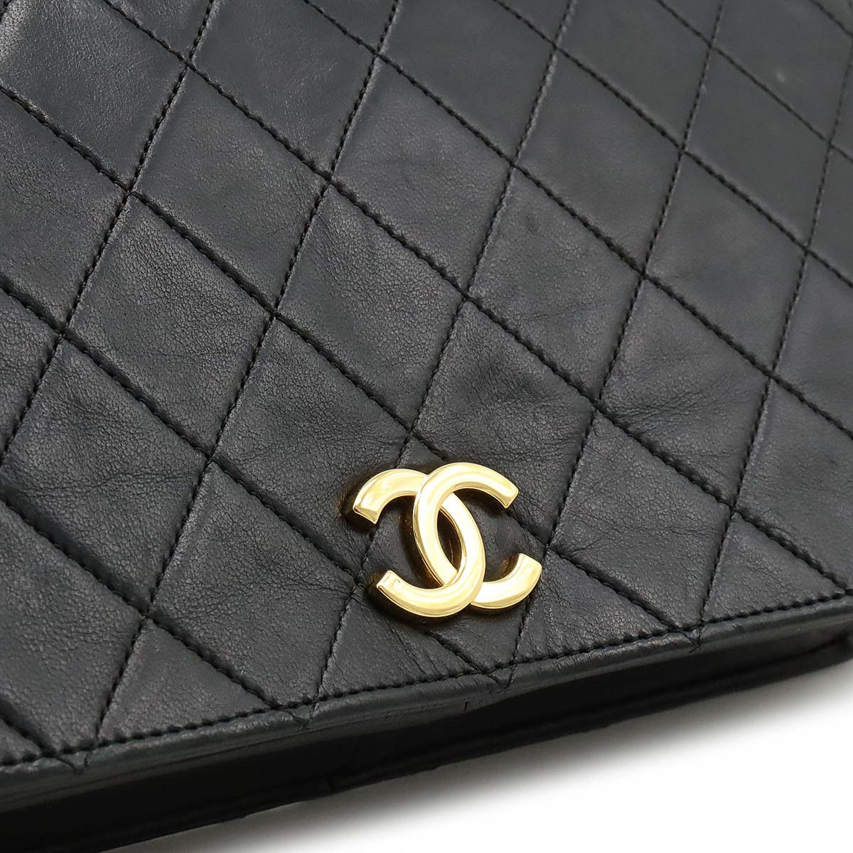 Chanel Chanel Chanel Leather Matelasse Coco Mark Chain Shoulder Bag Leather Shoulder Bag in Good Condition Size ONE SIZE - 5 Thumbnail