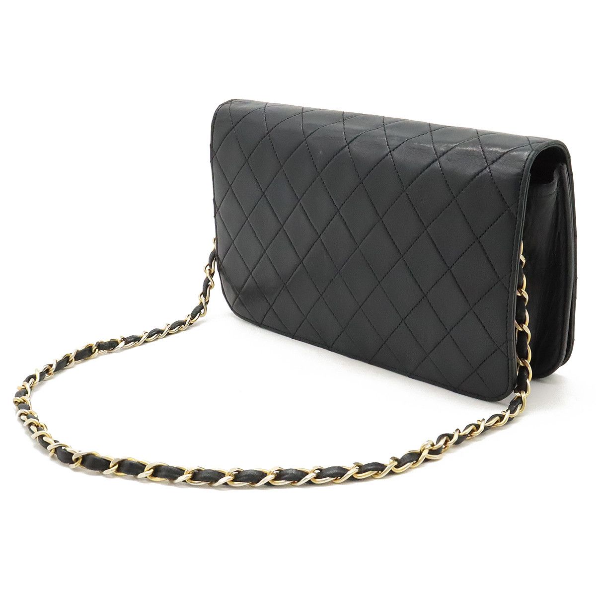 Chanel Chanel Chanel Leather Matelasse Coco Mark Chain Shoulder Bag Leather Shoulder Bag in Good Condition Size ONE SIZE - 2 Thumbnail