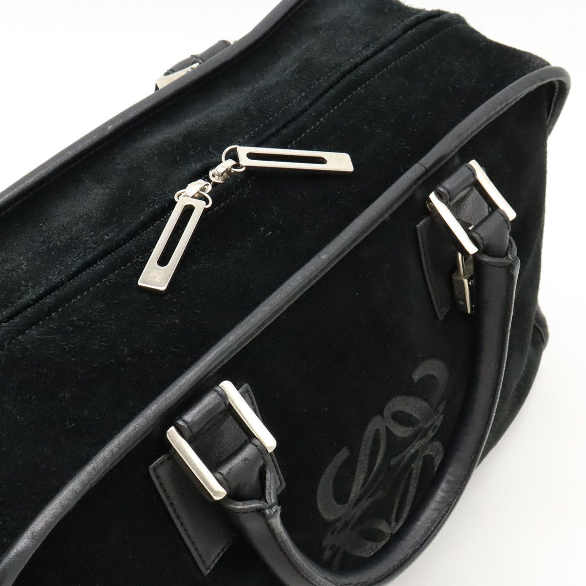 Loewe Loewe Loewe Suede Leather Amazona 36 Handbag Leather Handbag in Very Good Condition Size ONE SIZE - 5 Thumbnail