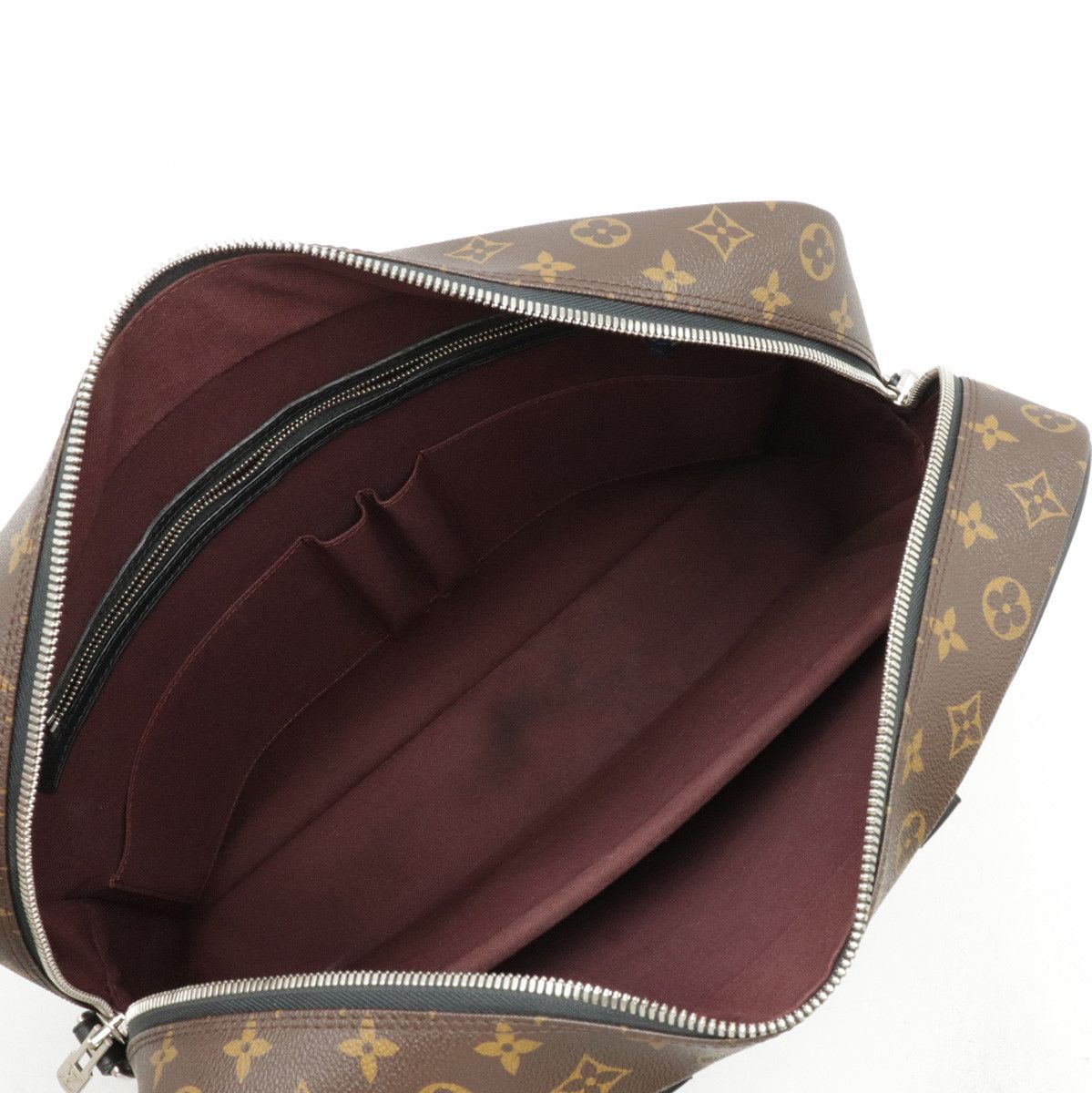 Louis Vuitton Louis Vuitton Louis Vuitton Monogram Macassar PDV Voyage GM Briefcase M40224 Canvas Business Bag M40224 in Very Good Condition Size ONE SIZE - 6 Thumbnail