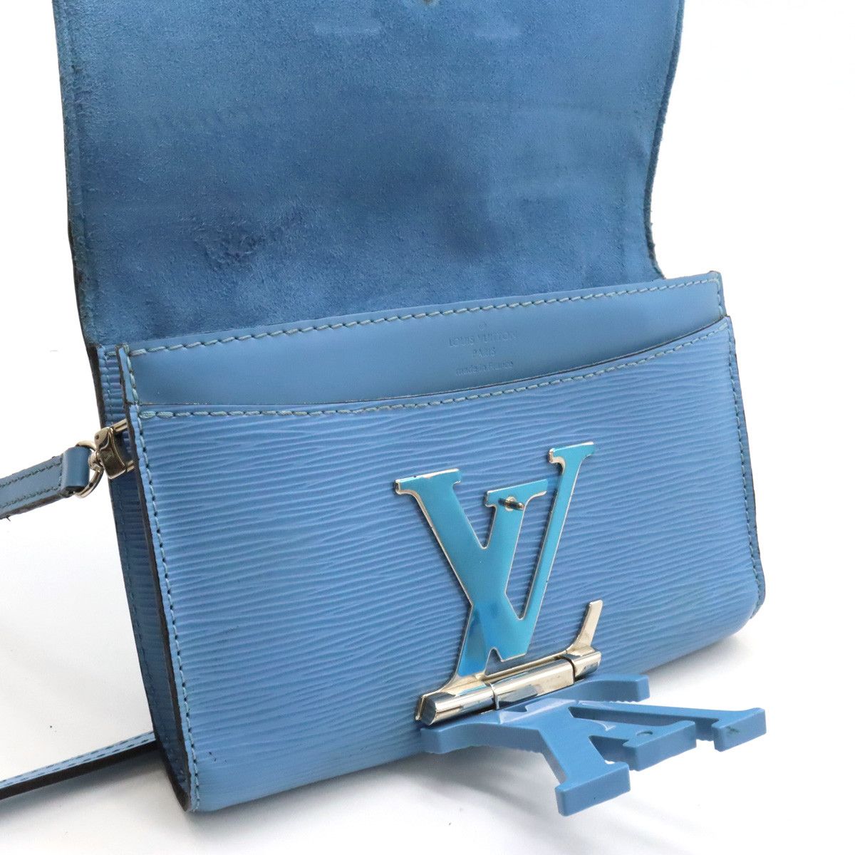 Louis Vuitton Louis Vuitton Louis Vuitton Epi Leather Pochette Louise 2WAY Clutch Bag Leather Crossbody Bag SR4164 in Good Condition Size ONE SIZE - 4 Thumbnail