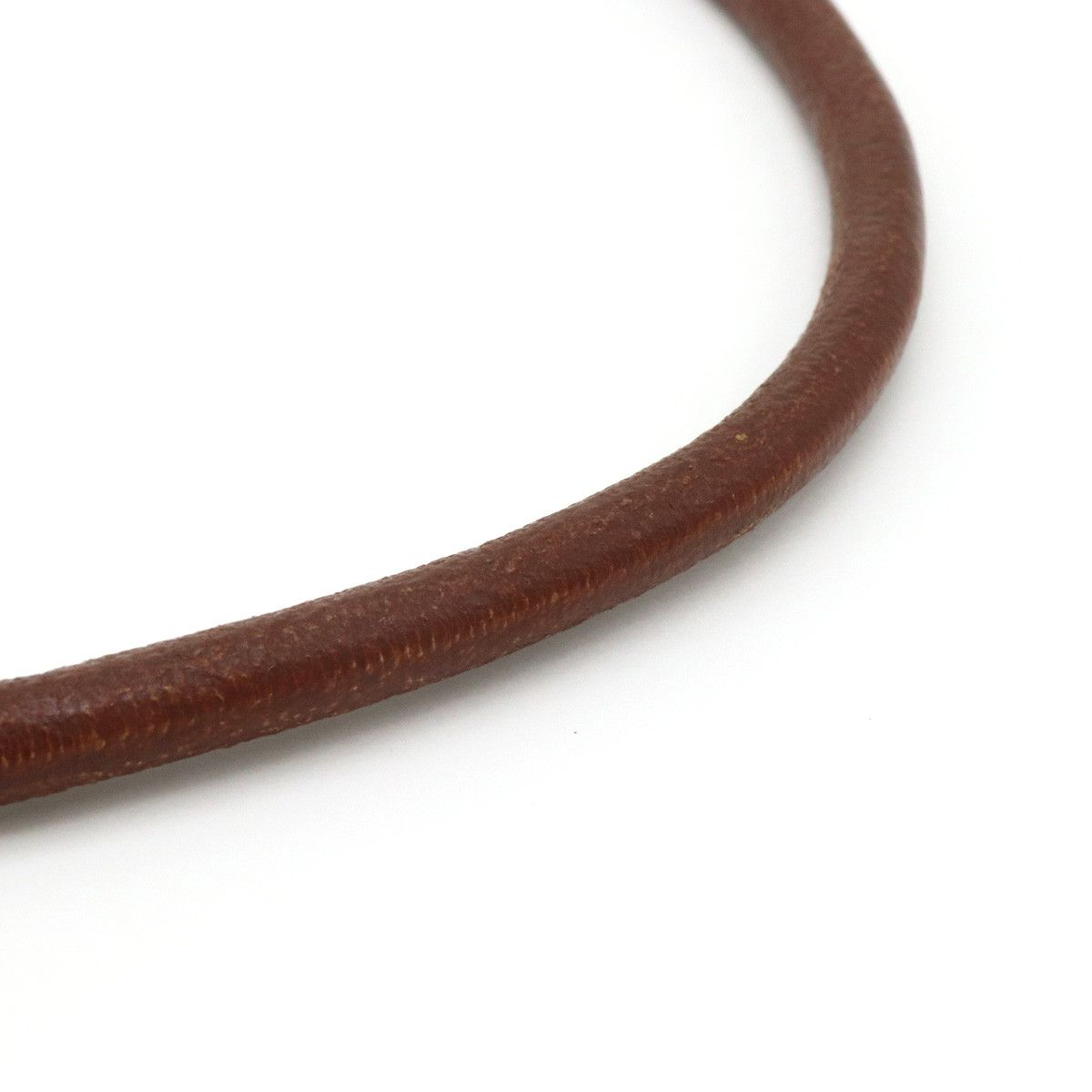 Bvlgari Bvlgari Bvlgari Leather/Metal Choker Necklace Leather Pet Collar in Very Good Condition Size ONE SIZE - 2 Thumbnail
