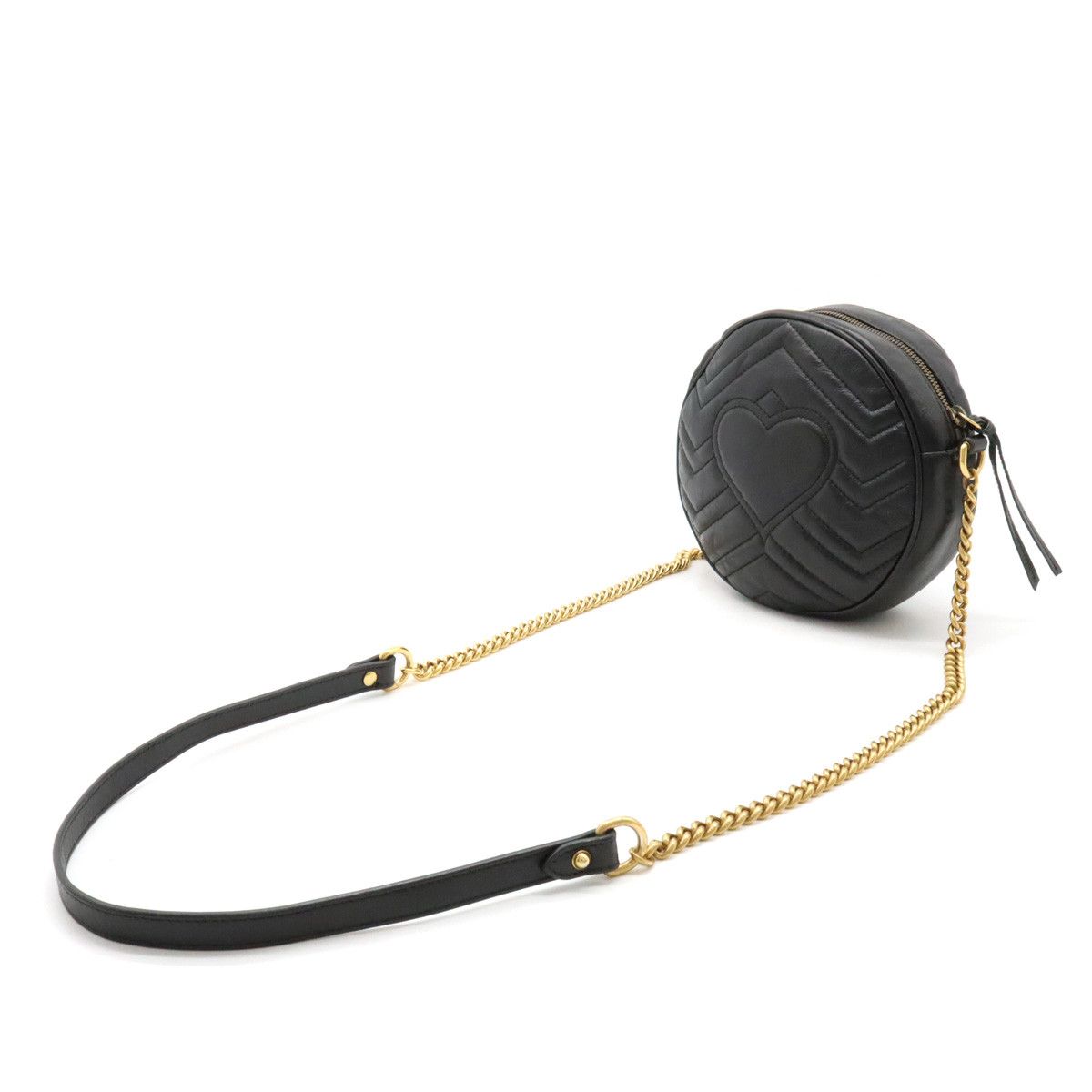 Gucci Gucci Gucci Leather GG Marmont Mini Shoulder Bag 550154 Leather Crossbody Bag 550154 in Very Good Condition Size ONE SIZE - 2 Thumbnail