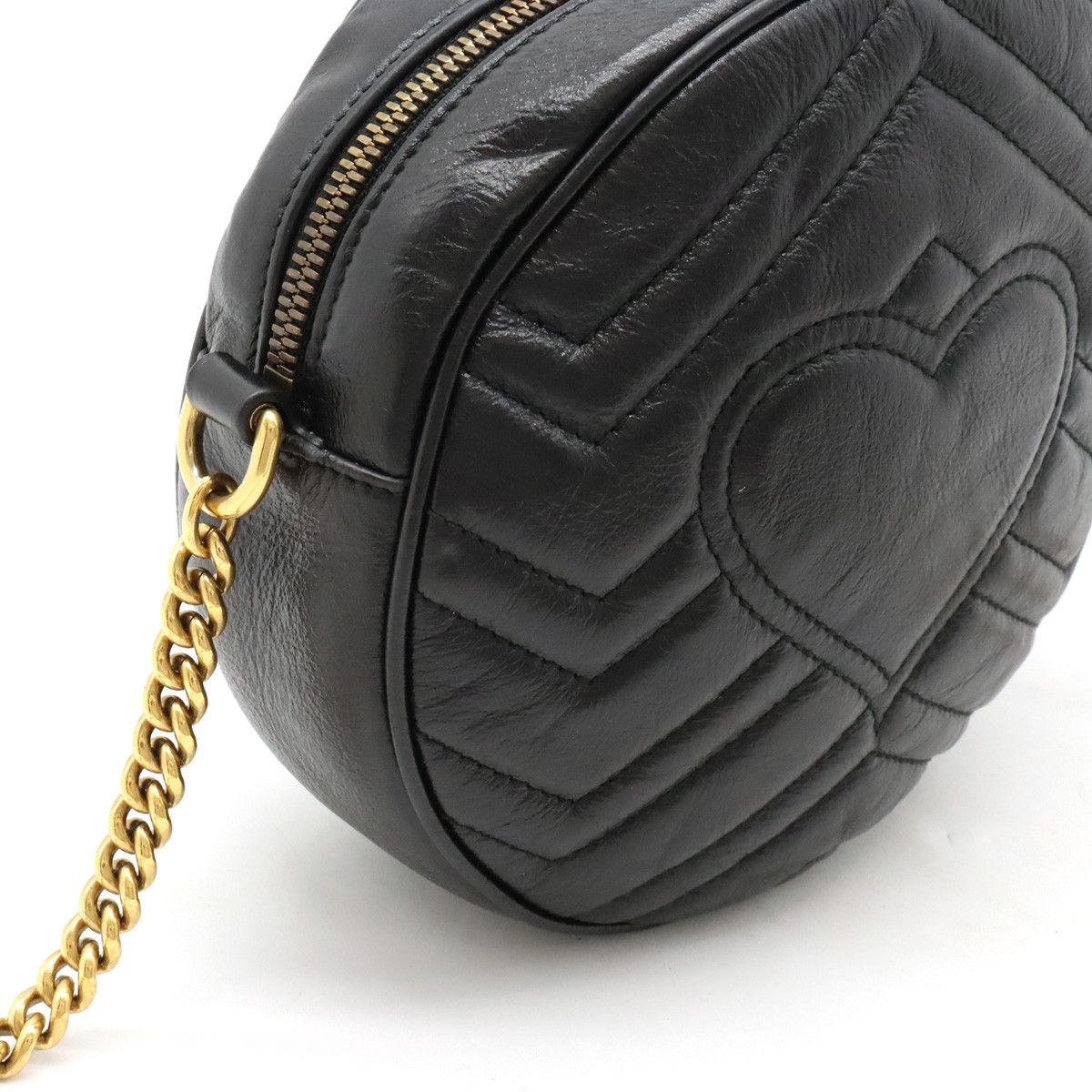 Gucci Gucci Gucci Leather GG Marmont Mini Shoulder Bag 550154 Leather Crossbody Bag 550154 in Very Good Condition Size ONE SIZE - 6 Thumbnail