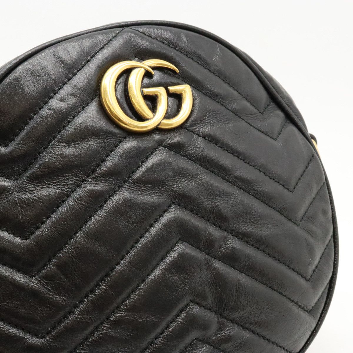 Gucci Gucci Gucci Leather GG Marmont Mini Shoulder Bag 550154 Leather Crossbody Bag 550154 in Very Good Condition Size ONE SIZE - 8 Thumbnail