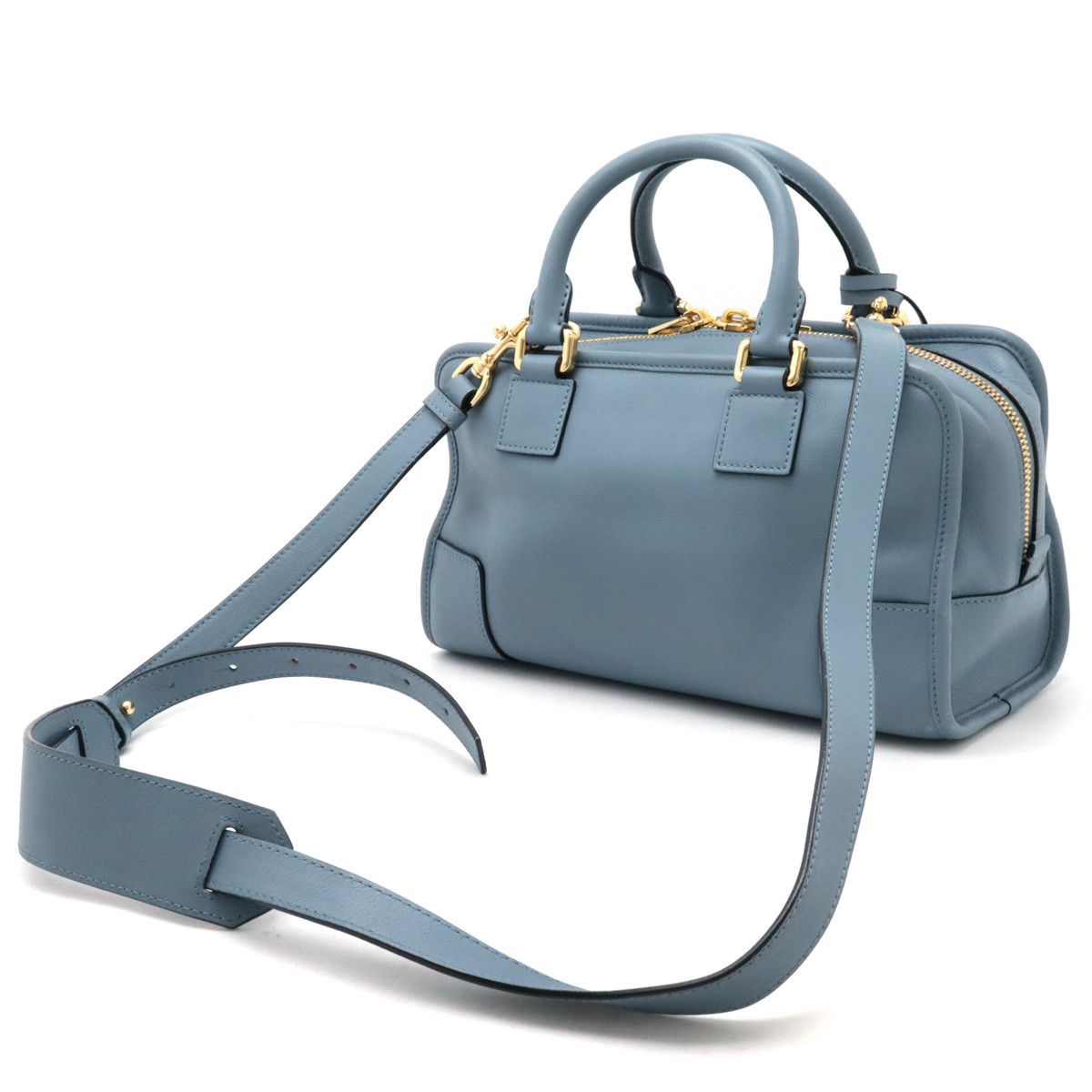Loewe Loewe Loewe Leather Amazona 28 Anagram Handbag 352.30.N03 Leather Handbag 352.30.N03 in Very Good Condition Size ONE SIZE - 2 Thumbnail