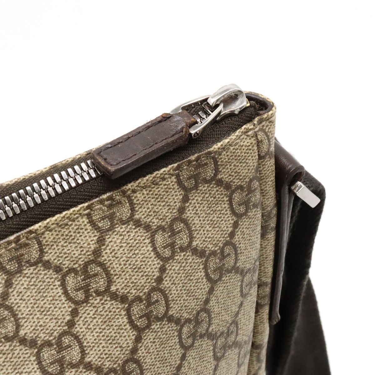 Gucci Gucci Gucci GG Supreme PVC Leather Shoulder Bag 110054 Canvas Crossbody Bag 110054 in Very Good Condition Size ONE SIZE - 4 Thumbnail