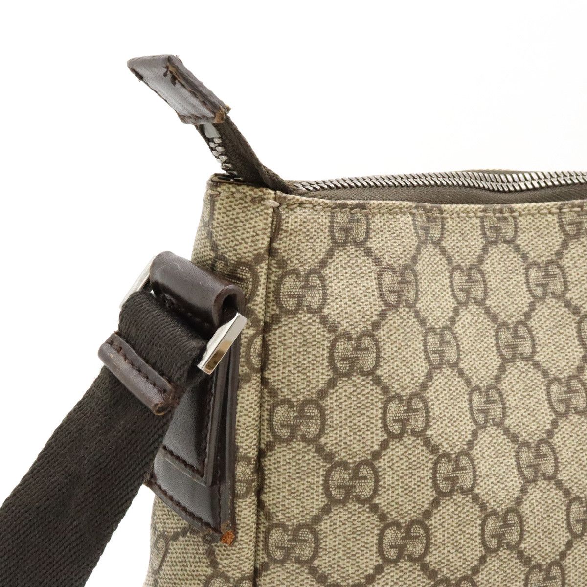 Gucci Gucci Gucci GG Supreme PVC Leather Shoulder Bag 110054 Canvas Crossbody Bag 110054 in Very Good Condition Size ONE SIZE - 7 Thumbnail