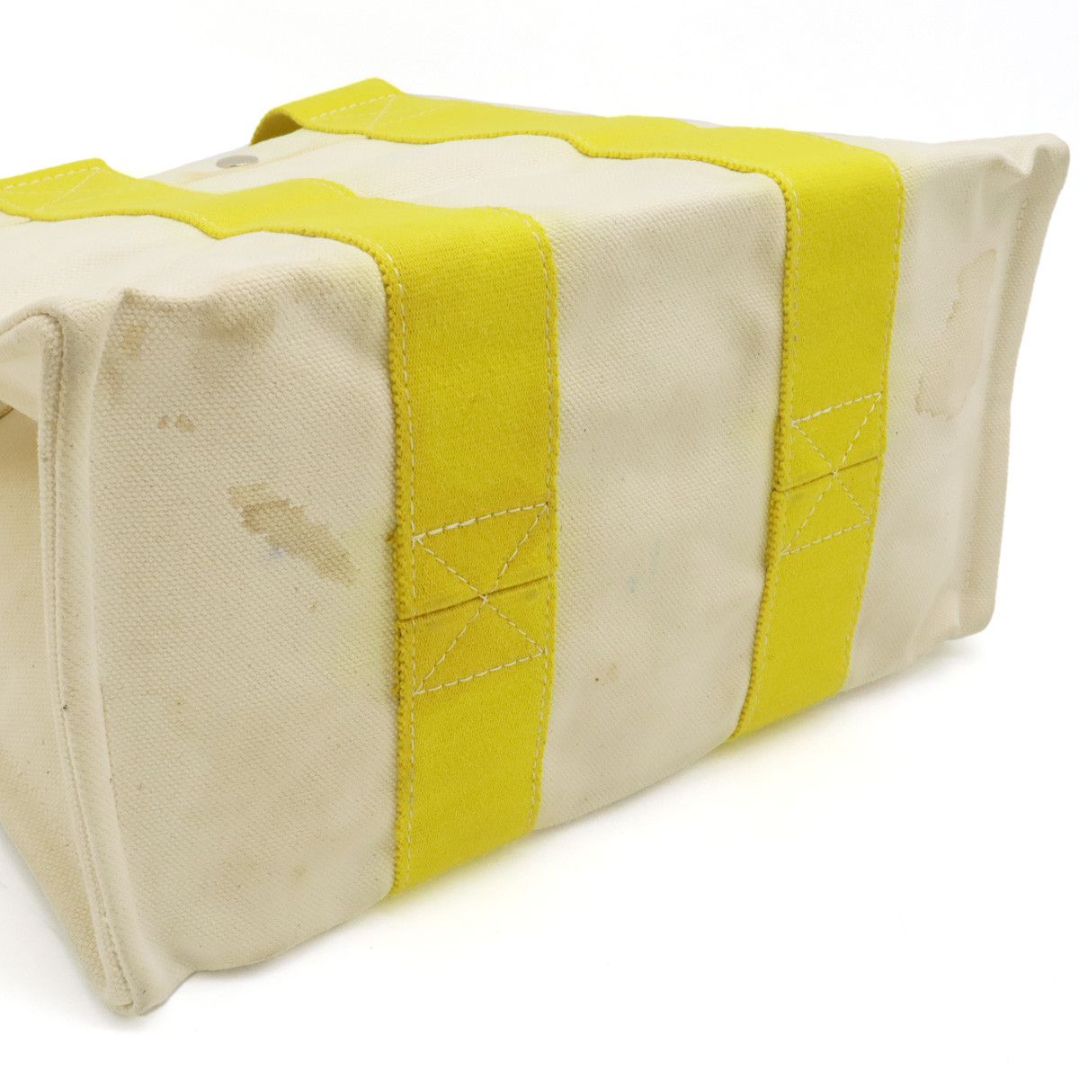 Hermes Hermes Hermes Canvas Bora Bora PM Tote Bag Yellow Canvas Tote Bag in Good Condition Size ONE SIZE - 3 Thumbnail