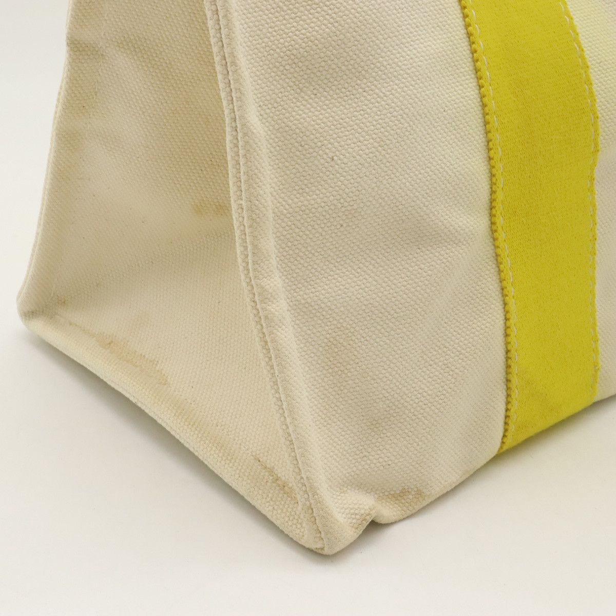 Hermes Hermes Hermes Canvas Bora Bora PM Tote Bag Yellow Canvas Tote Bag in Good Condition Size ONE SIZE - 8 Thumbnail