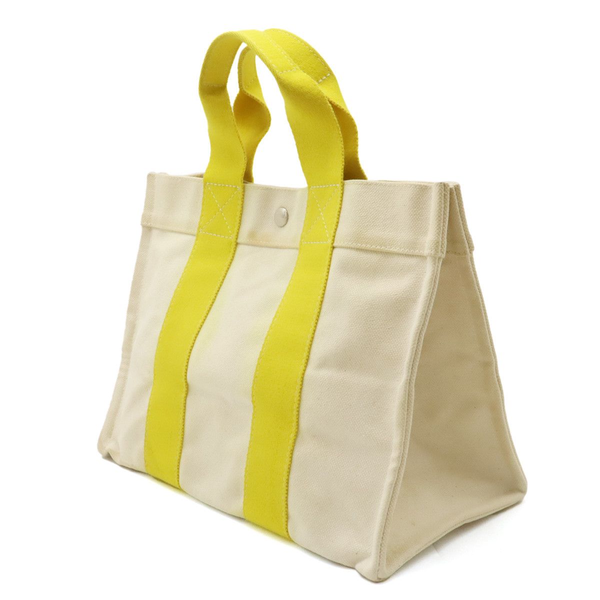 Hermes Hermes Hermes Canvas Bora Bora PM Tote Bag Yellow Canvas Tote Bag in Good Condition Size ONE SIZE - 2 Thumbnail
