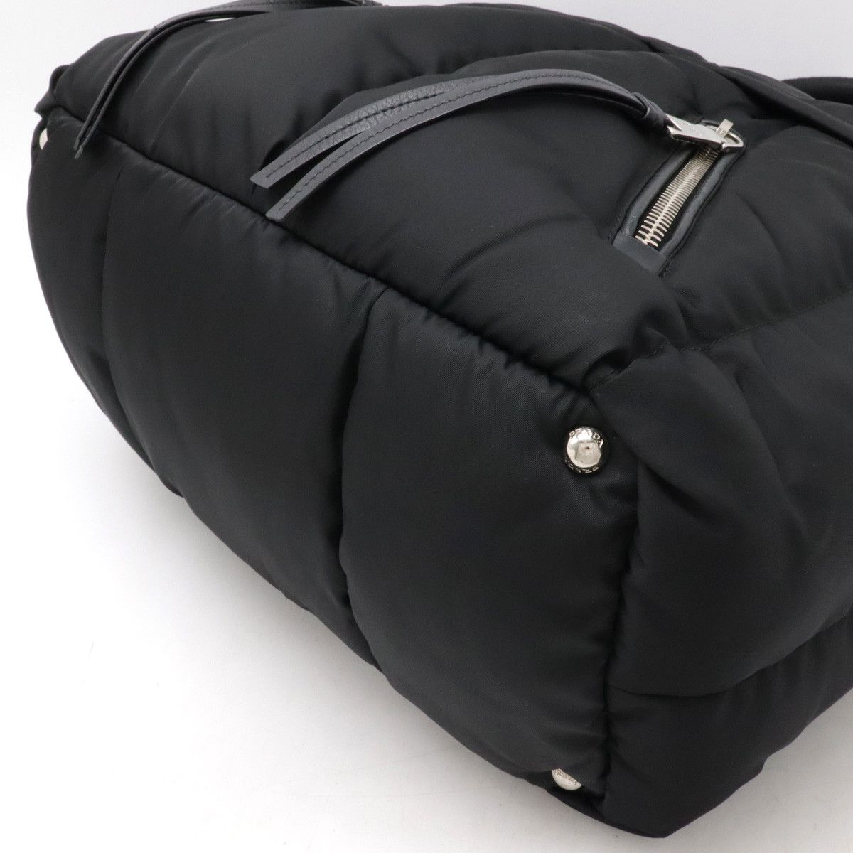 Prada Prada Prada Nylon/Leather Tessuto Bomber Tote Bag BN2617 Canvas Tote Bag BN2617 in Great Condition Size ONE SIZE - 3 Thumbnail