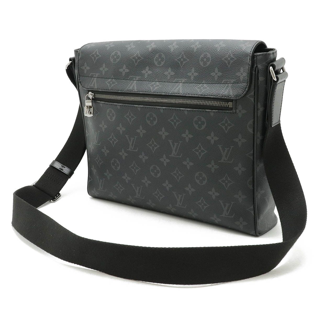 Louis Vuitton Louis Vuitton Louis Vuitton Monogram Eclipse Messenger District MM NM Shoulder Bag M44001 Canvas Crossbody Bag M44001 in Very Good Condition Size ONE SIZE - 2 Thumbnail