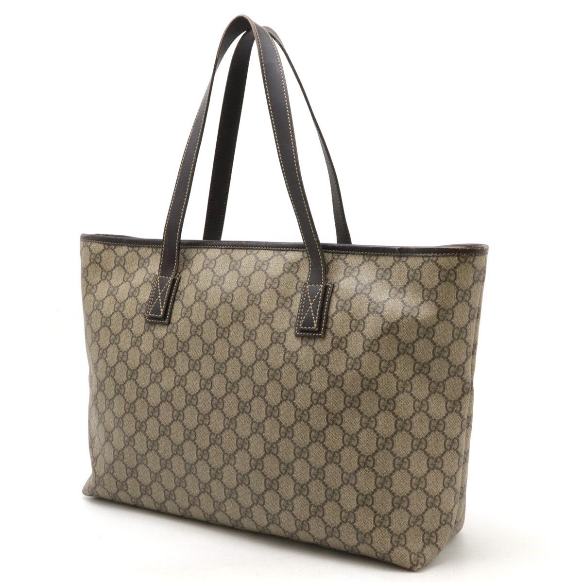 Gucci Gucci Gucci GG Supreme GG Plus Tote Bag PVC Leather 211137 Canvas Tote Bag 211137 in Very Good Condition Size ONE SIZE - 2 Thumbnail