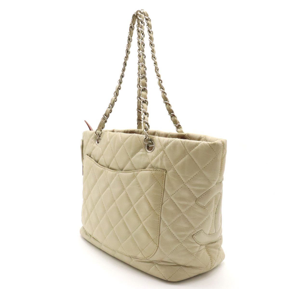 Chanel Chanel Chanel Cotton Club Leather Chain Tote Bag A34318 Leather Tote Bag A34318 in Very Good Condition Size ONE SIZE - 2 Thumbnail