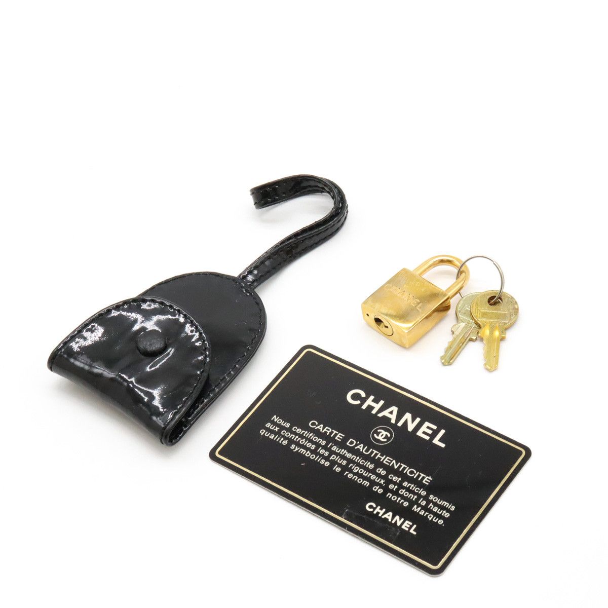 Chanel Chanel Chanel Coco Mark Patent Leather 2WAY Handbag Boston Bag Leather Handbag in Very Good Condition Size ONE SIZE - 9 Thumbnail