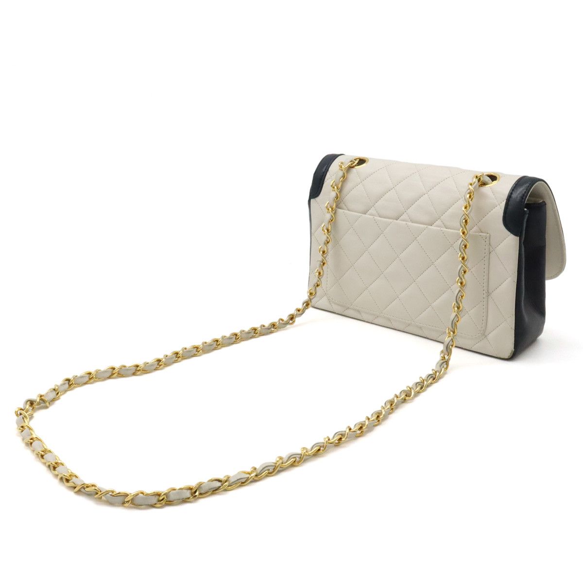 Chanel Chanel Chanel Leather Matelasse Coco Mark Chain Shoulder Bag Leather Shoulder Bag in Very Good Condition Size ONE SIZE - 2 Thumbnail