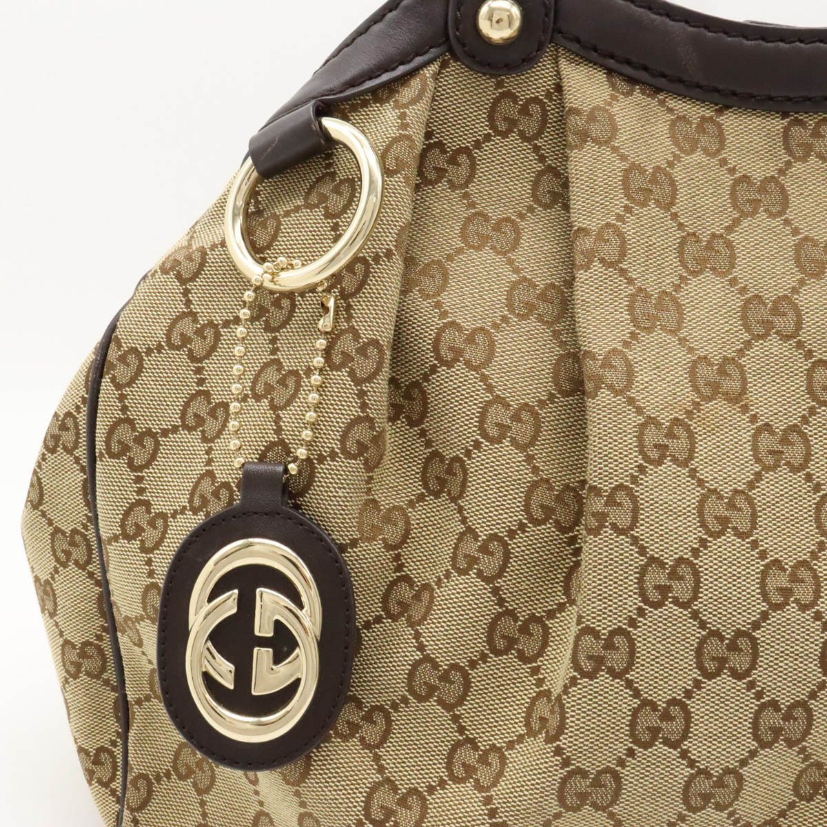 Gucci Gucci Gucci Sukey GG Canvas Leather Tote Bag 211944 Canvas Tote Bag 211944 in Very Good Condition Size ONE SIZE - 8 Thumbnail