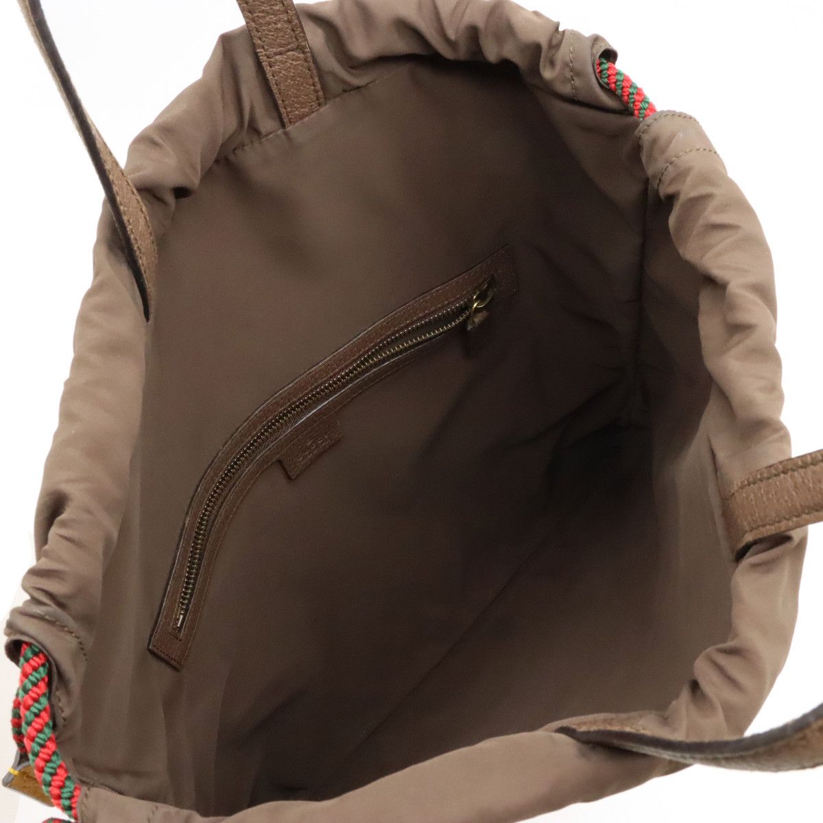 Gucci Gucci Gucci GG Supreme Cat Head Drawstring Backpack PVC/Leather Canvas Backpack 473872 in Very Good Condition Size ONE SIZE - 6 Thumbnail