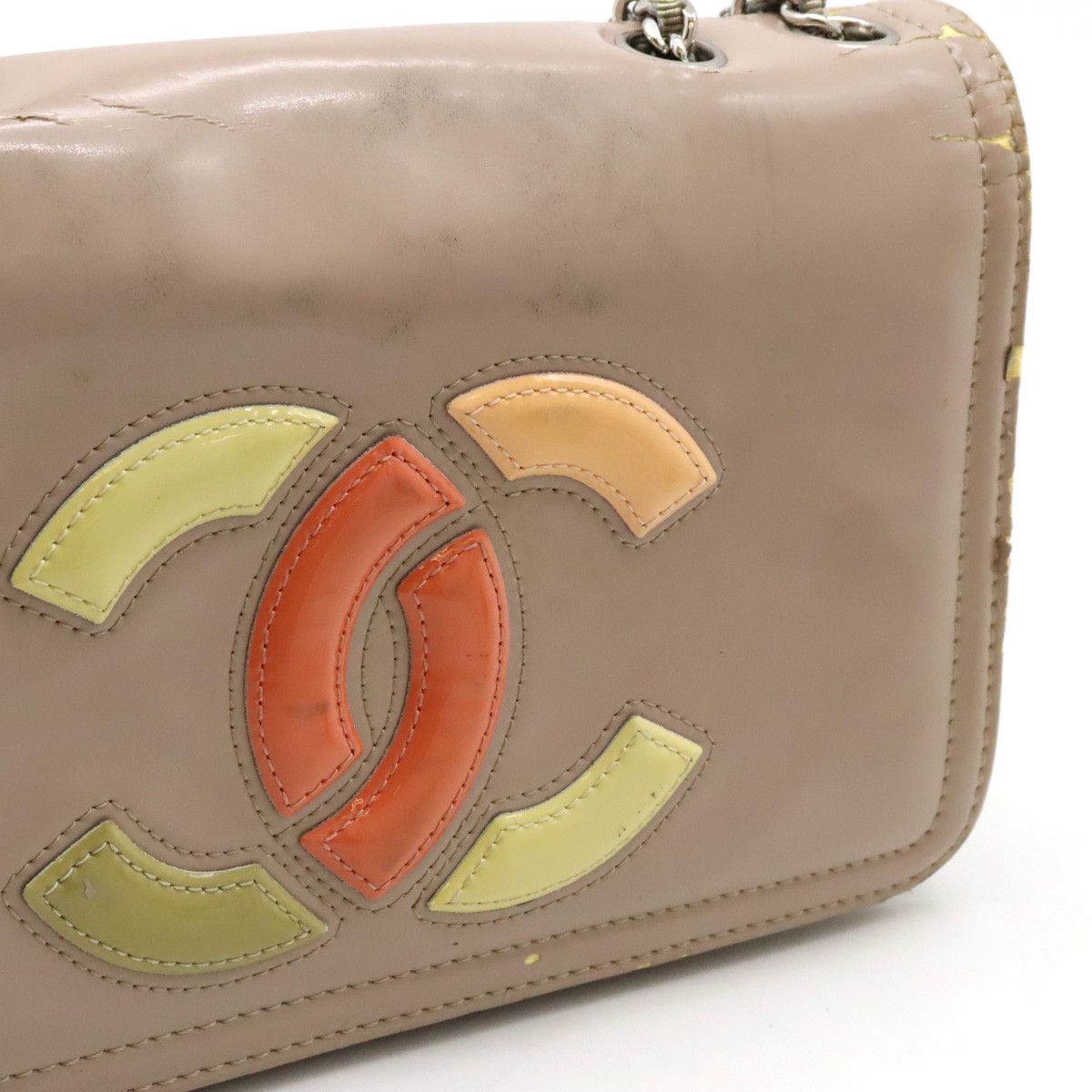 Chanel Chanel Chanel Enamel Lipstick Coco Mark Tote Bag Shoulder Bag A66936 Leather Shoulder Bag A66936 in Good Condition Size ONE SIZE - 6 Thumbnail