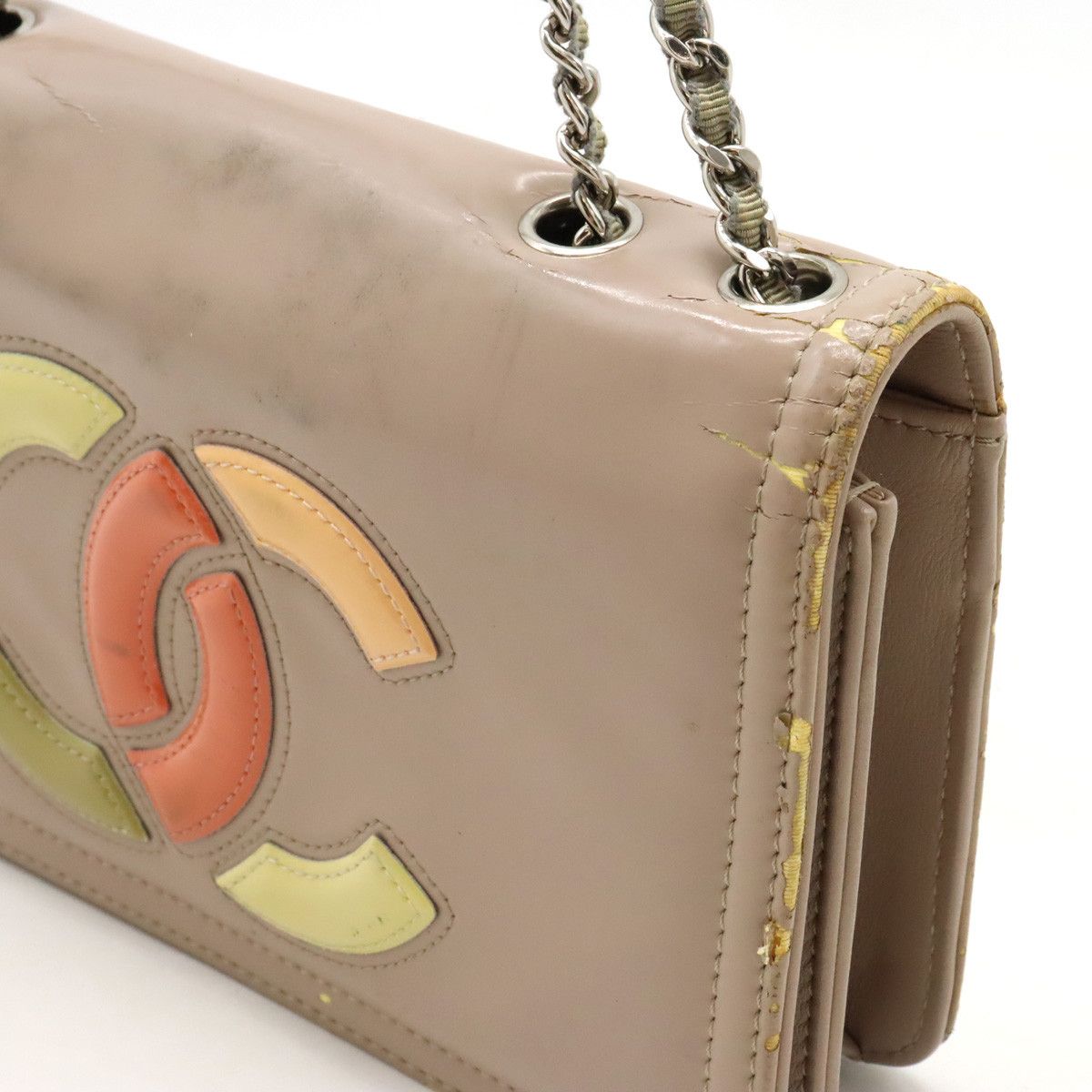Chanel Chanel Chanel Enamel Lipstick Coco Mark Tote Bag Shoulder Bag A66936 Leather Shoulder Bag A66936 in Good Condition Size ONE SIZE - 8 Thumbnail