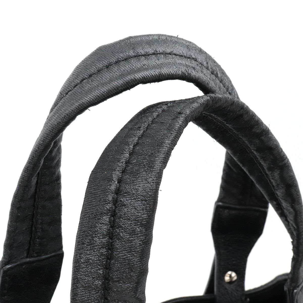 Chanel Chanel Chanel Paris Biarritz Tote PM Coated Canvas/Leather A34208 Canvas Tote Bag A34208 in Very Good Condition Size ONE SIZE - 4 Thumbnail