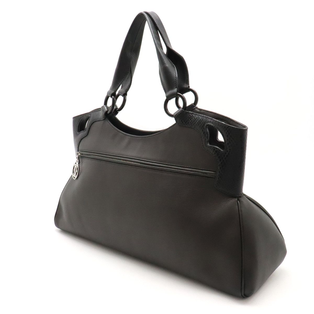 Cartier Cartier Cartier Marcello de Cartier Calf Leather Handbag Leather Handbag in Great Condition Size ONE SIZE - 2 Thumbnail