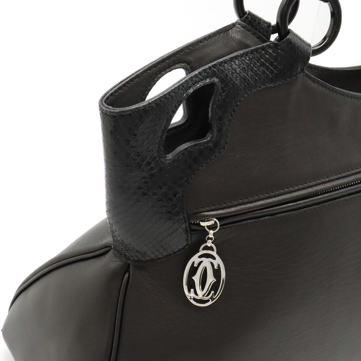 Cartier Cartier Cartier Marcello de Cartier Calf Leather Handbag Leather Handbag in Great Condition Size ONE SIZE - 8 Thumbnail