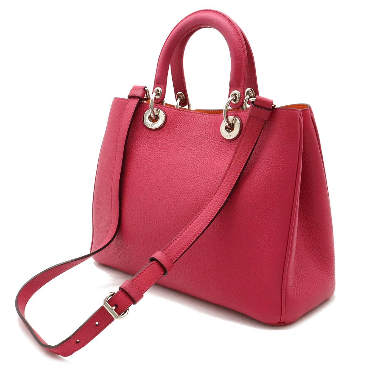 Dior Dior Dior Diorissimo Leather Handbag Tote 2WAY Leather Tote Bag in Great Condition Size ONE SIZE - 2 Thumbnail