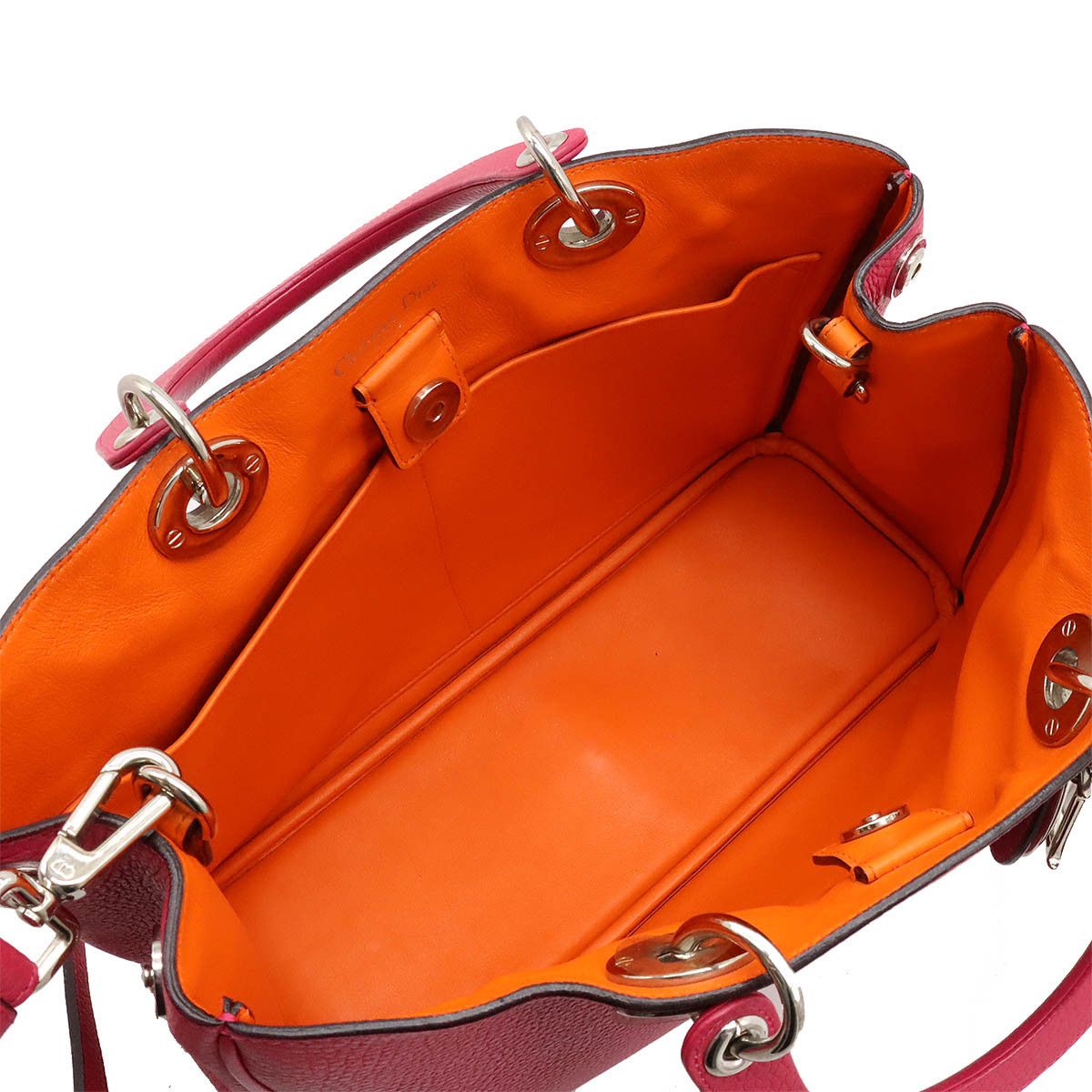 Dior Dior Dior Diorissimo Leather Handbag Tote 2WAY Leather Tote Bag in Great Condition Size ONE SIZE - 5 Thumbnail