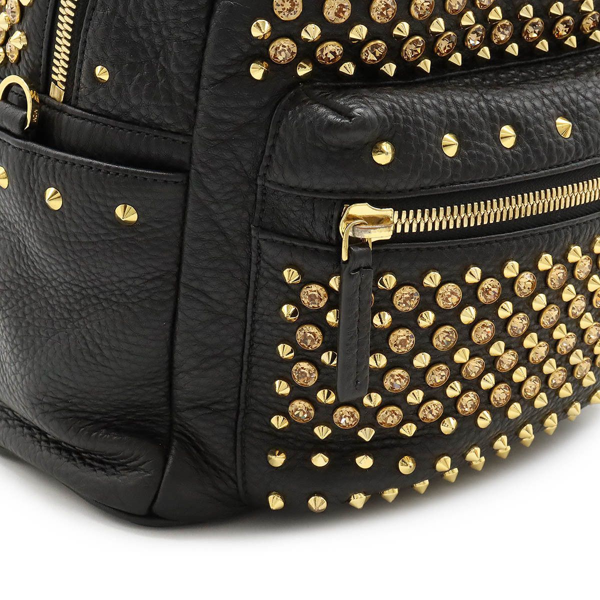 MCM MCM MCM Leather Studded Rhinestone Backpack Leather Backpack in Great Condition Size ONE SIZE - 5 Thumbnail